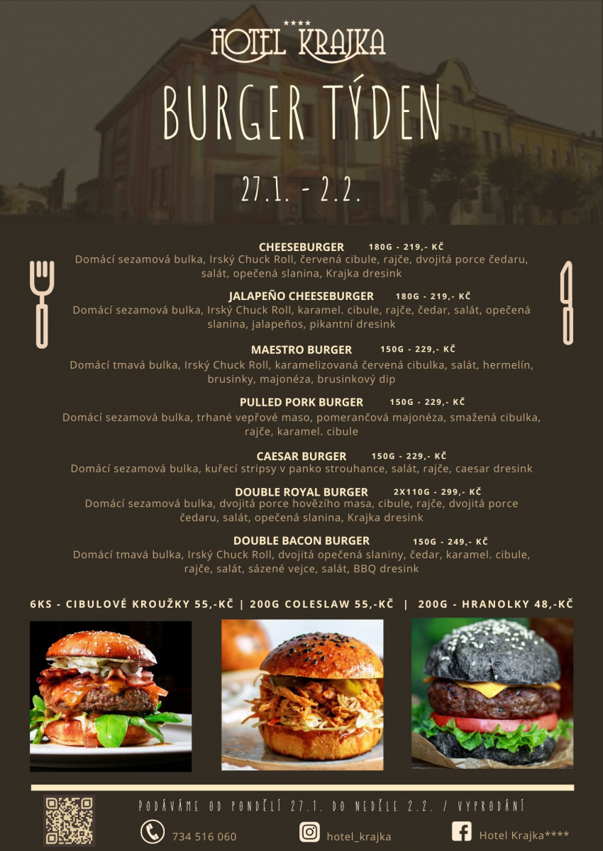 Burger týden 27.1. - 2.2.2025