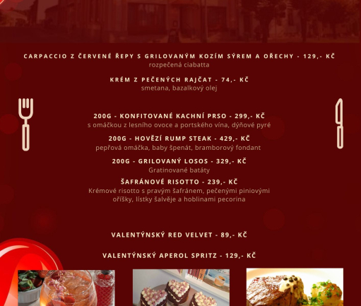 Valentýn v Hotelu Krajka 